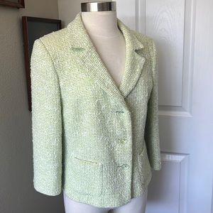 Light Green Kennedy Jaqueline Style Blazer